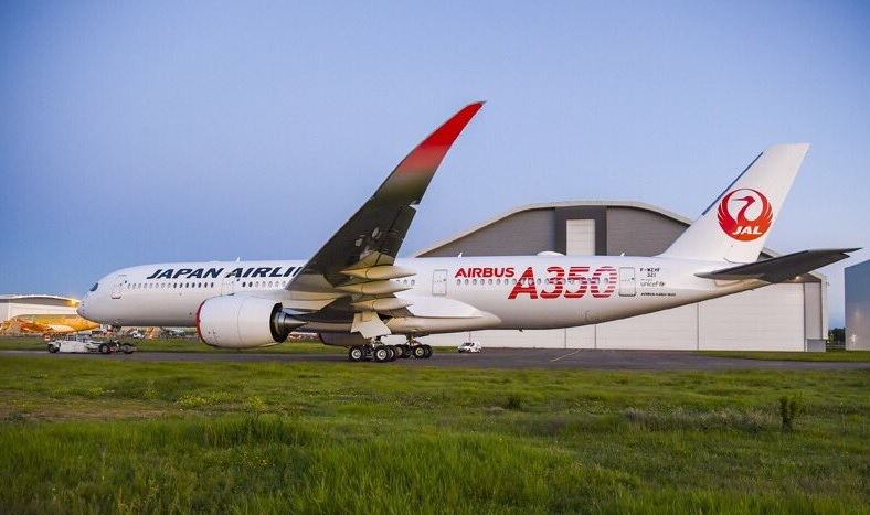 A350 rolls out